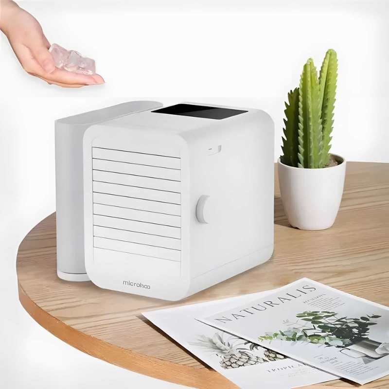 Lisslune | MicroCool Mini Air Conditioner Portable Evaporative Swamp Cooler with 1000ml Water Tank