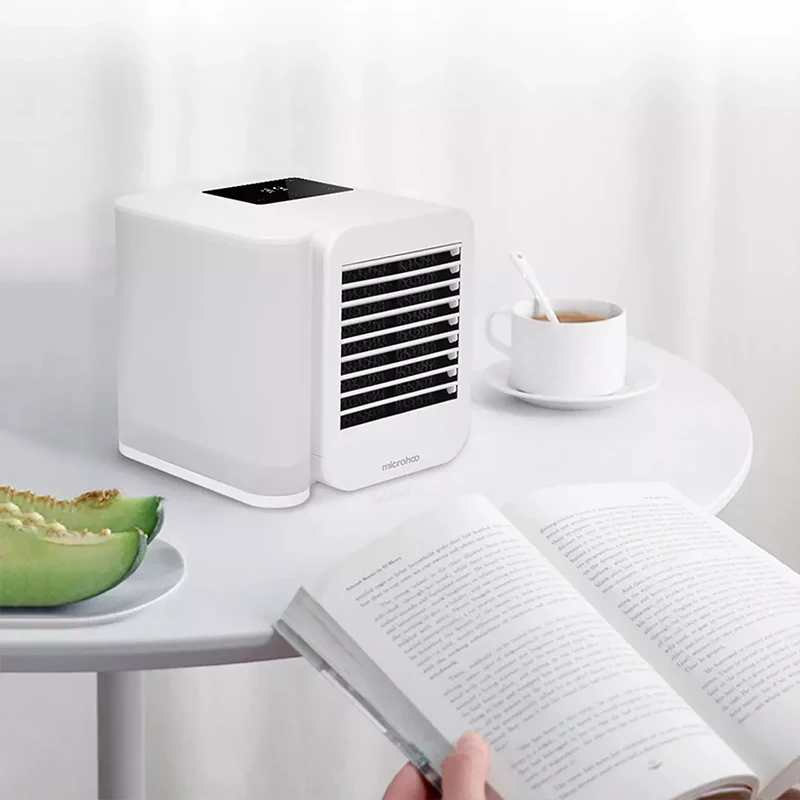 Lisslune | MicroCool Mini Air Conditioner Portable Evaporative Swamp Cooler with 1000ml Water Tank