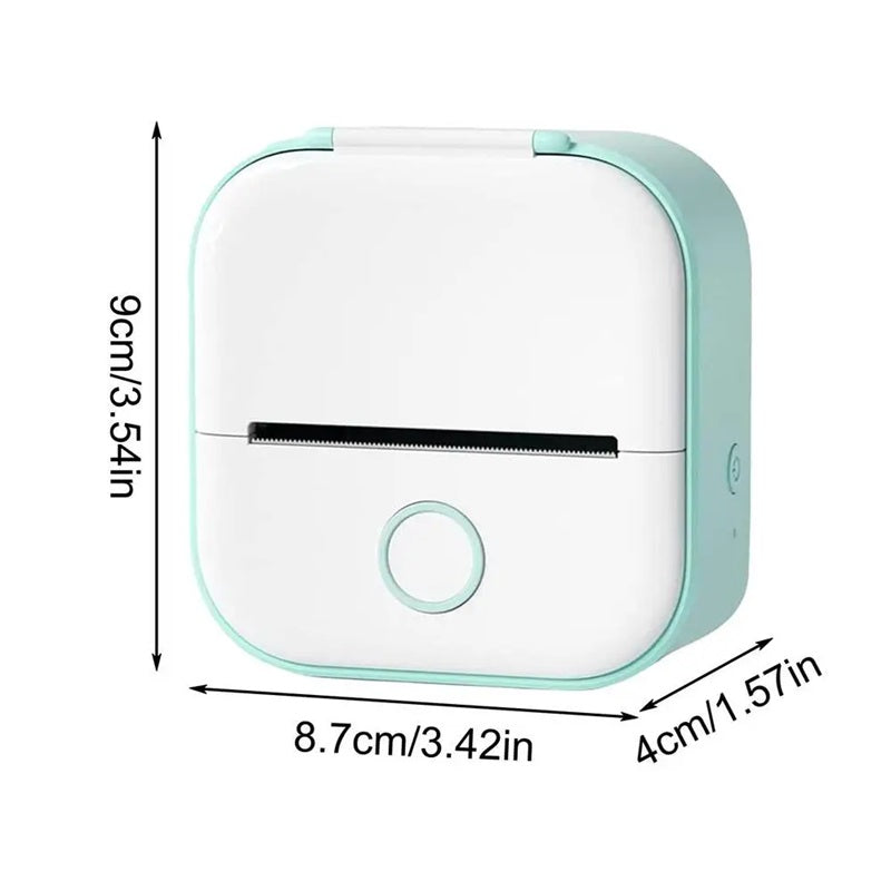 Lisslune | Portable Mini Printer with Bluetooth and Inkless Thermal Printing