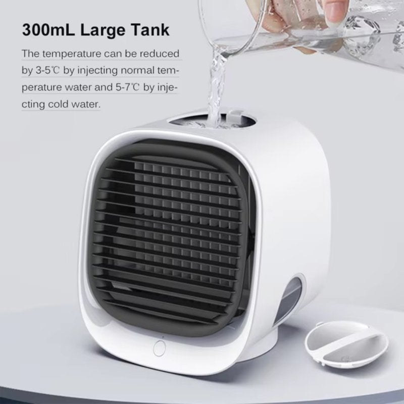 Lisslune | 3-in-1 Mini Air Conditioner with Cooling, Humidifying & Air Purifying