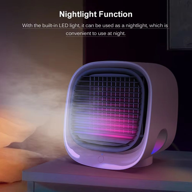Lisslune | 3-in-1 Mini Air Conditioner with Cooling, Humidifying & Air Purifying
