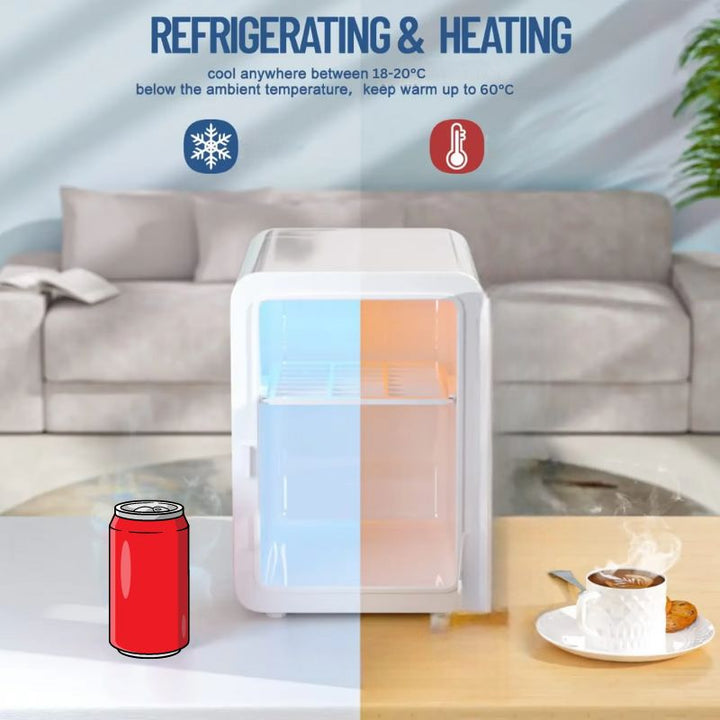 Lisslune | USB-Powered 6L Portable Mini Fridge For Car, Home and Travel