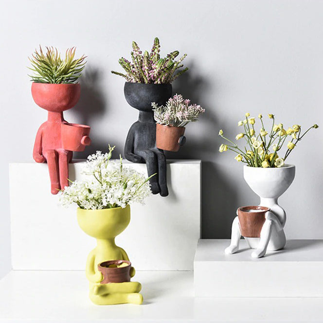 Rynx Cute Mini Cactus Succulent Plant Pot