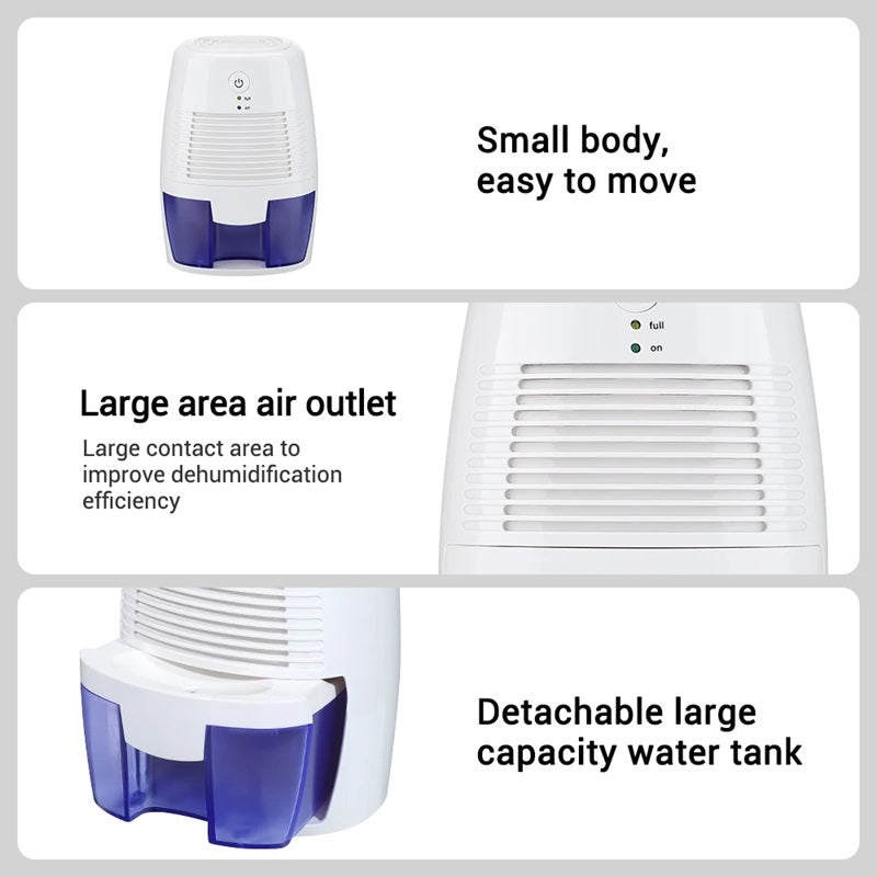 Lisslune | Portable Mini Dehumidifier for Quick Moisture Control