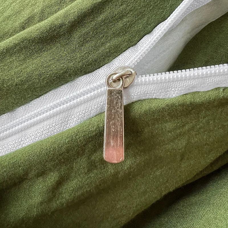 Rynx | Crumpled Solid Color Bedding Set