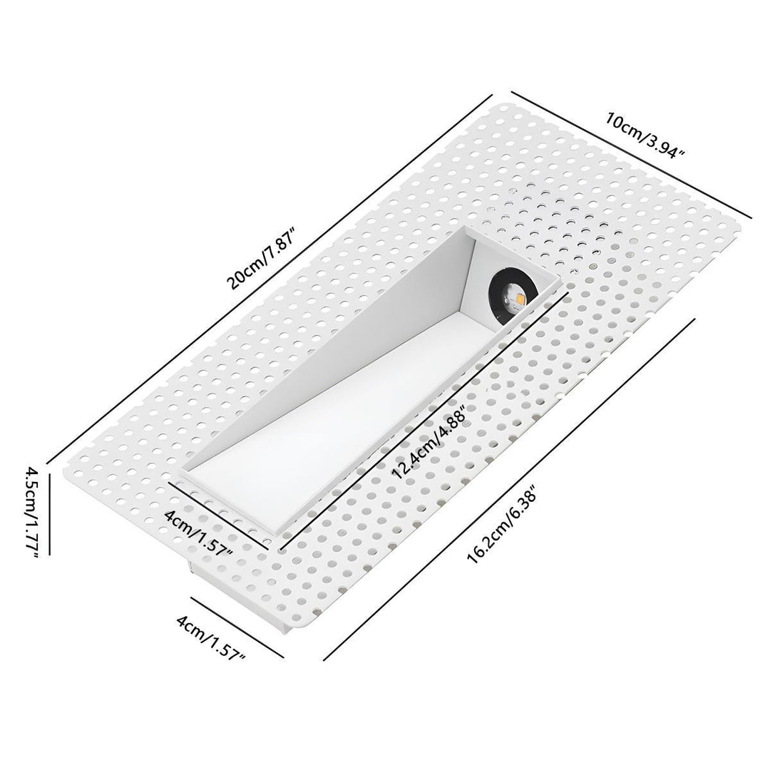 Lisslune | LED Recessed Wall Sconces | Motion Sensor. Energy-Efficient & Ideal for Hallways. Living Rooms. and Bedrooms