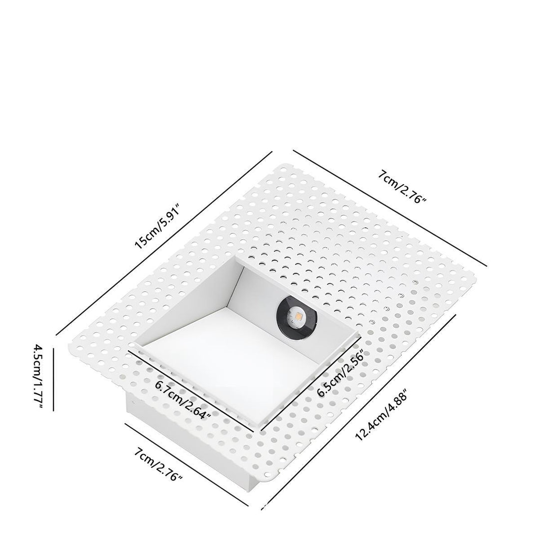 Lisslune | LED Recessed Wall Sconces | Motion Sensor. Energy-Efficient & Ideal for Hallways. Living Rooms. and Bedrooms