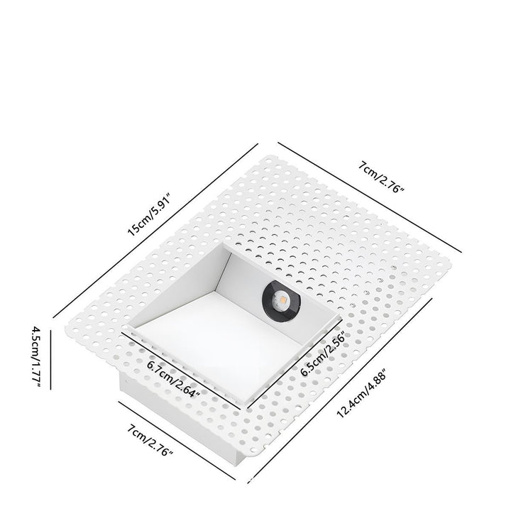 Lisslune | LED Recessed Wall Sconces | Motion Sensor. Energy-Efficient & Ideal for Hallways. Living Rooms. and Bedrooms