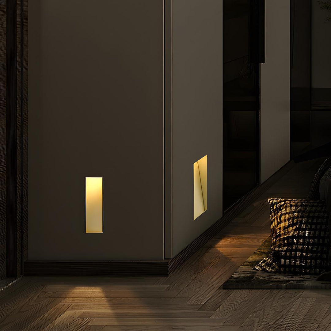 Lisslune | LED Recessed Wall Sconces | Motion Sensor. Energy-Efficient & Ideal for Hallways. Living Rooms. and Bedrooms