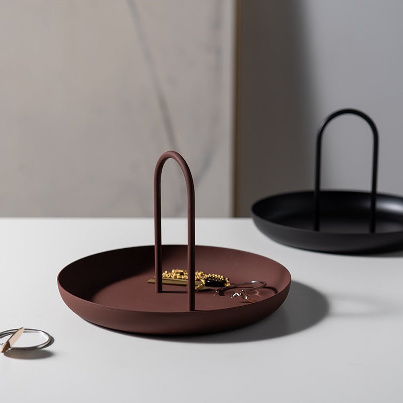 Lisslune | Minimalist, round, decorative tray