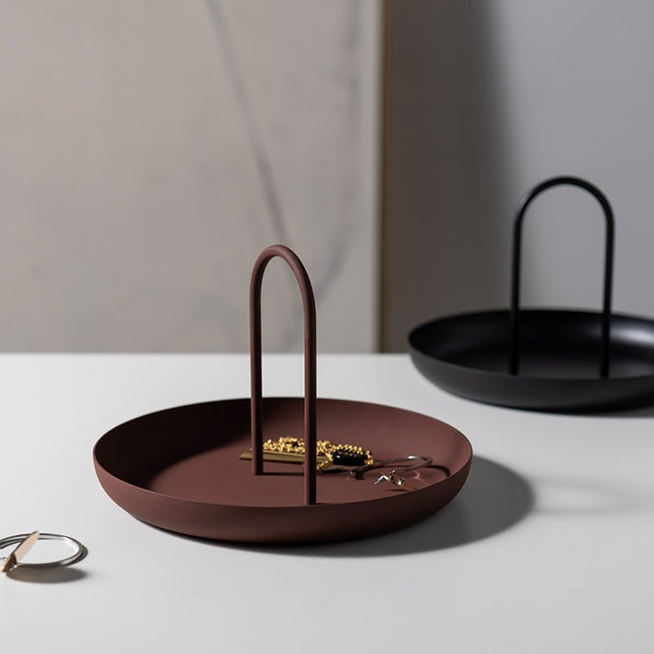 Lisslune | Minimalist, round, decorative tray