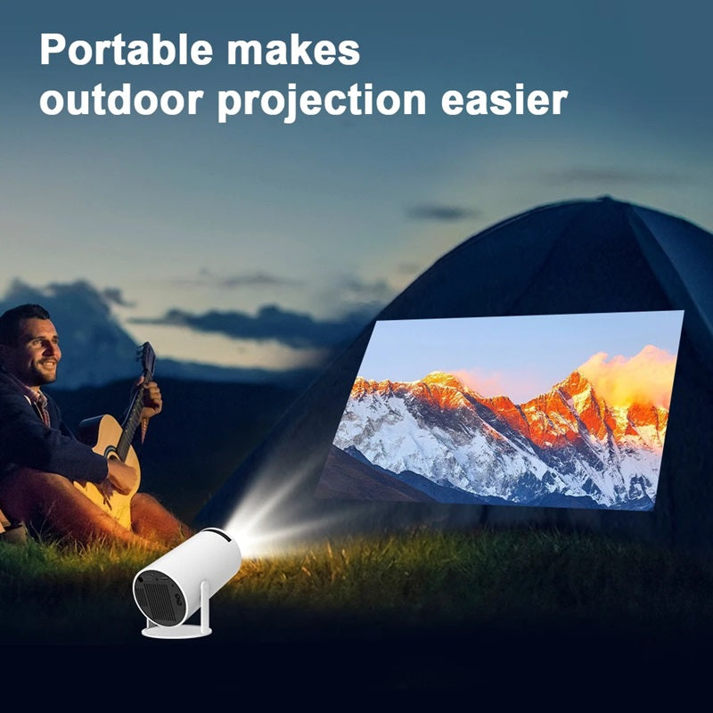 Lisslune | Smart 4K Mini Projector with Dual WiFi and Bluetooth Connectivity