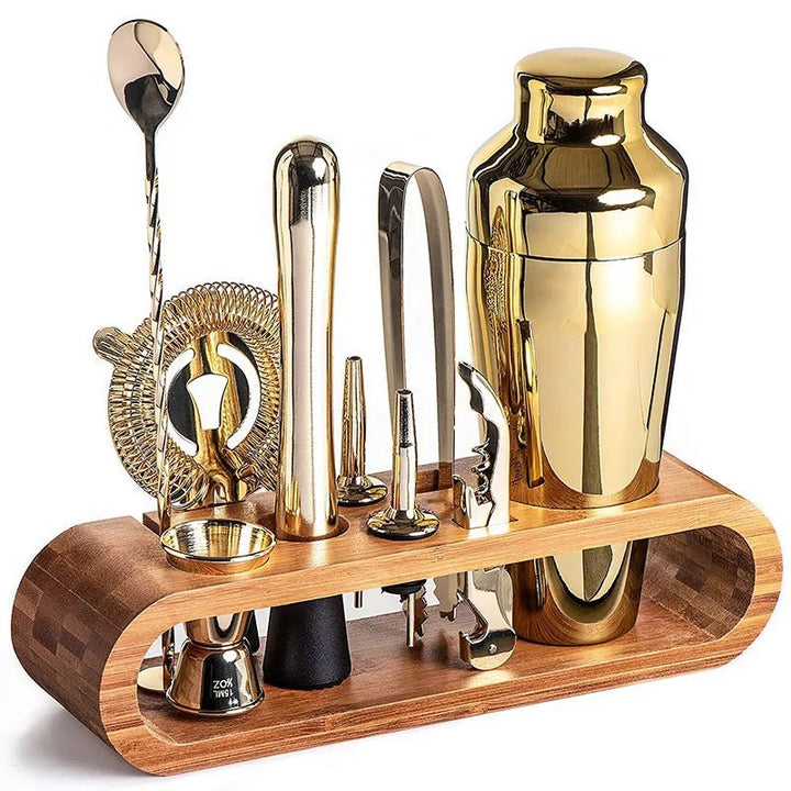 Lisslune | MixologyMaster – Luxurious 10-Piece Cocktail Set for Elegant Home Bartending