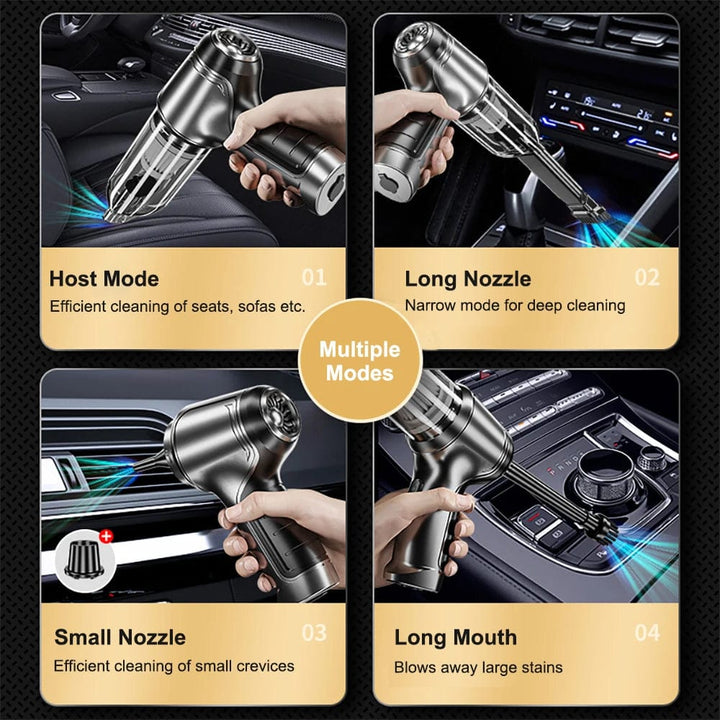 Lisslune | Car Vacuum Cleaner - Powerful and Compact Car Vac for Quick Cleaning