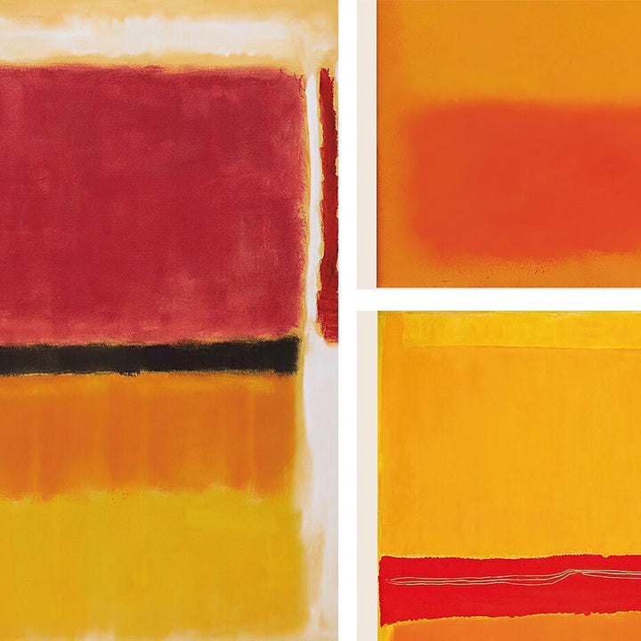Lisslune | ArtLuxe Modern Abstract Rothko Wall Art Poster | Canvas | Minimalist Design | Decor for Living Room & Office