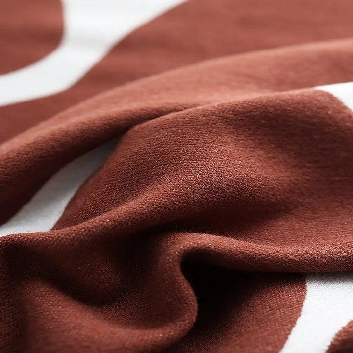Lisslune | Modern, Abstract Throw Blanket in Bohemian Style – Nordic Style Blanket, Bedspread, Coverlet