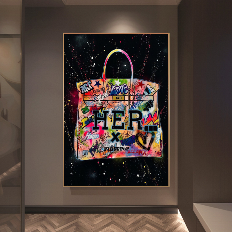 Lisslune | Hermes Bag Poster Prints for the Woman's Room