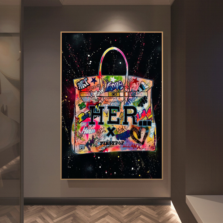 Lisslune | Hermes Bag Poster Prints for the Woman's Room