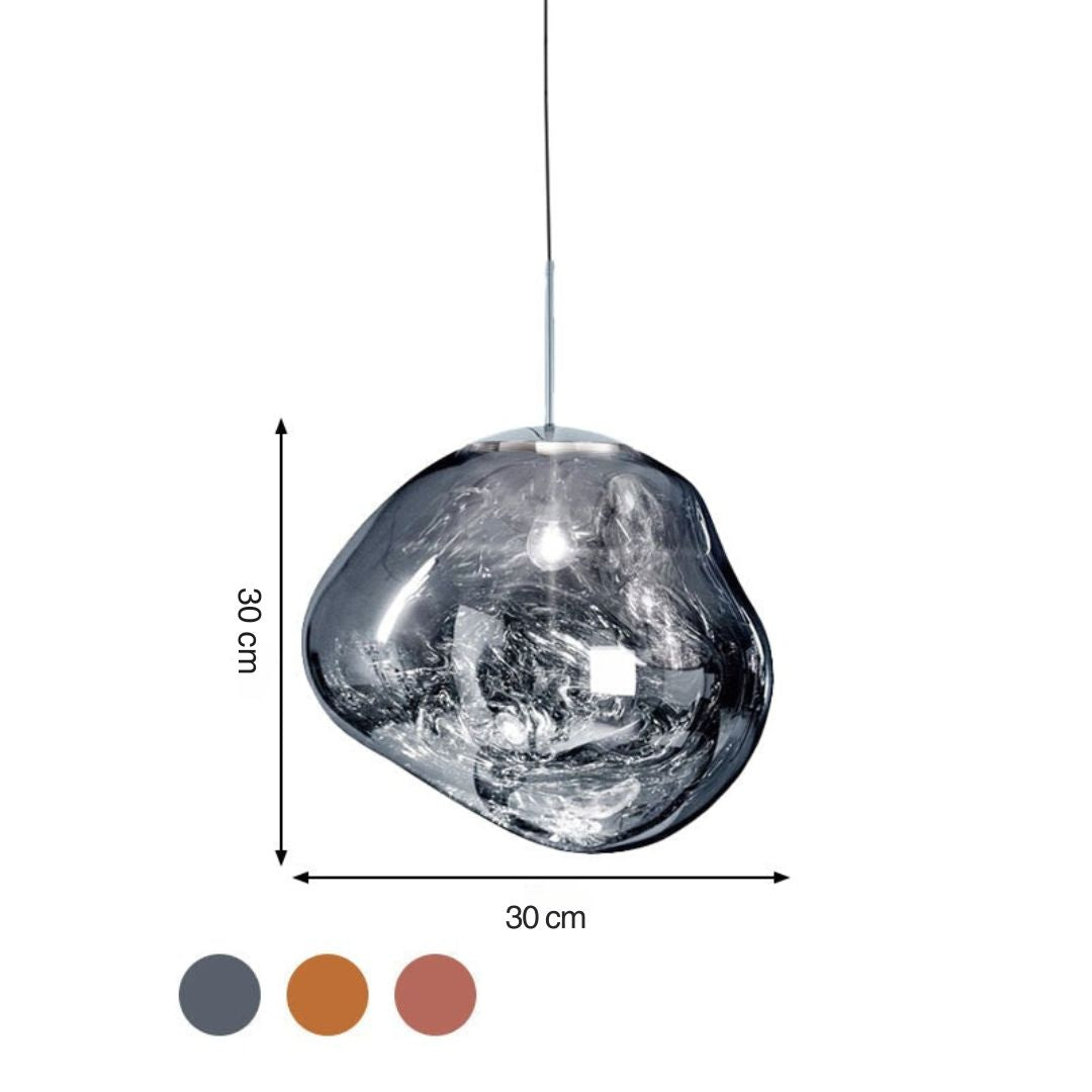 Lisslune | Modern Glass Ceiling Light - LunaLux