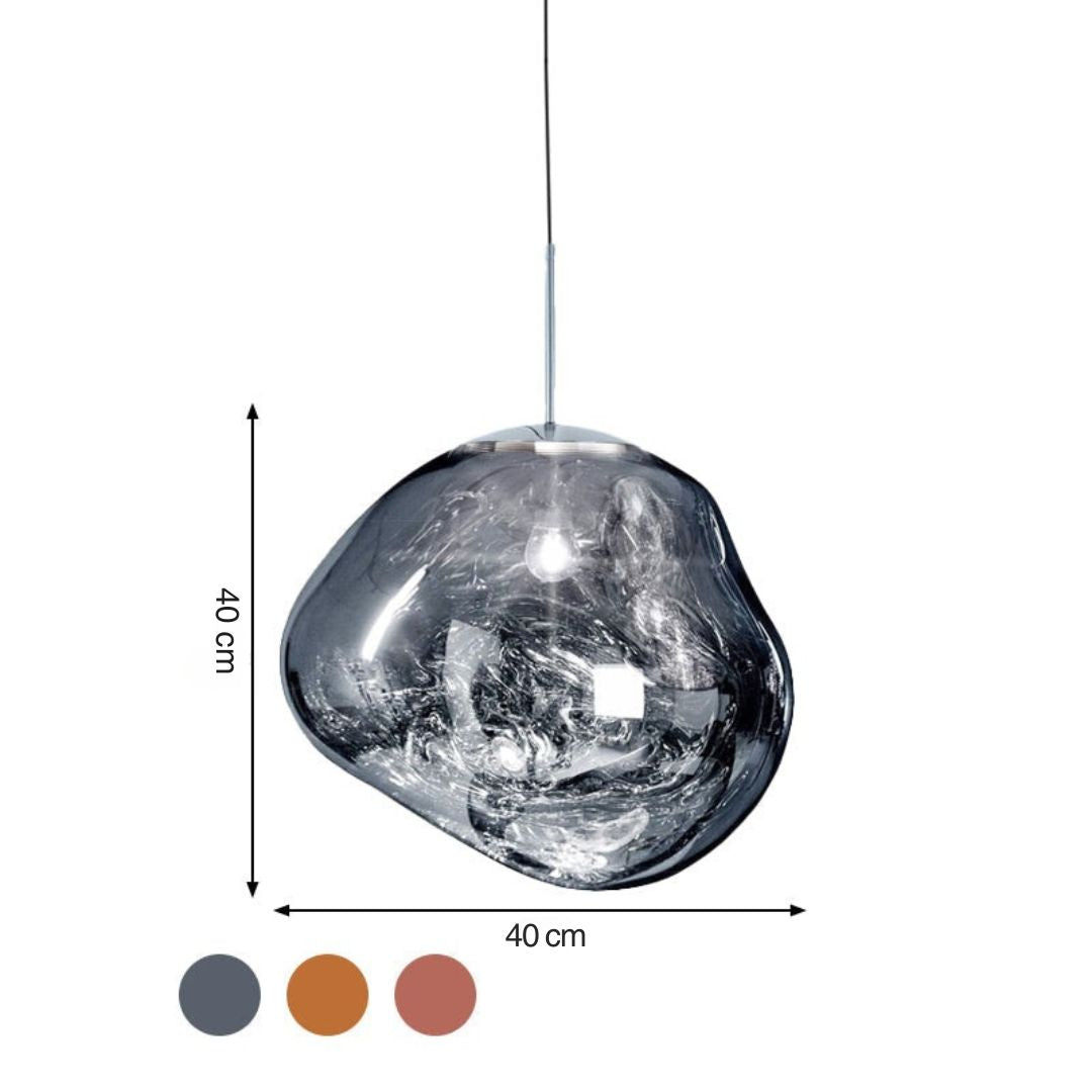 Lisslune | Modern Glass Ceiling Light - LunaLux