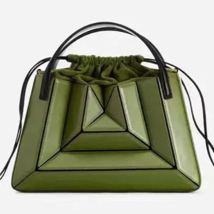 Lisslune | Modern Handbag with Geometric Design - GeoChic