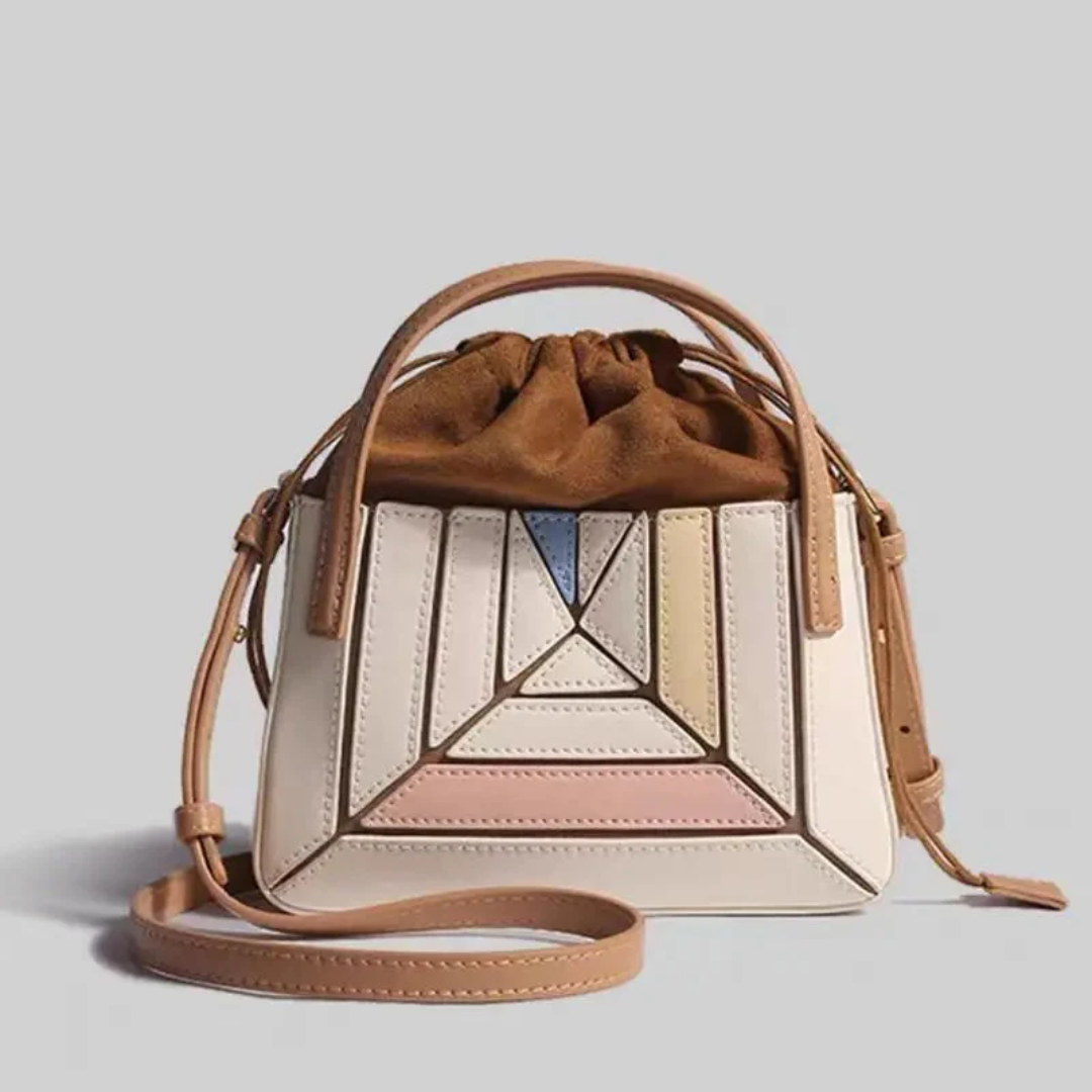 Lisslune | Modern Handbag with Geometric Design - GeoChic