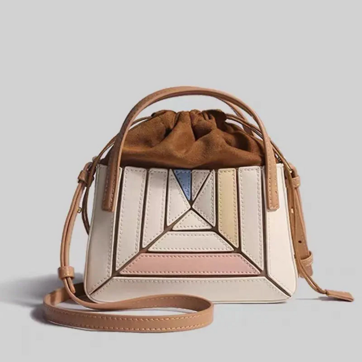 Lisslune | Modern Handbag with Geometric Design - GeoChic