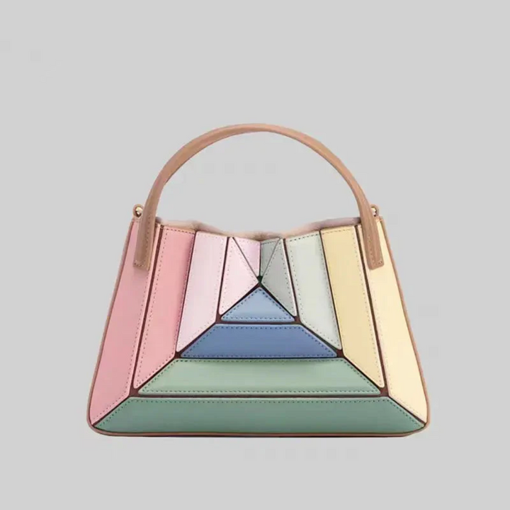 Lisslune | Modern Handbag with Geometric Design - GeoChic