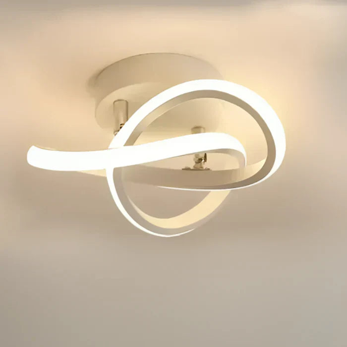 Lisslune | Modern LED Ceiling Lamp with Double Ring Design - Twilight Rings