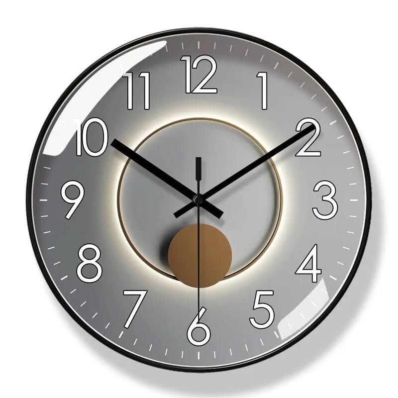 Lisslune | MINUTUM – Minimalistic wall clock in Scandinavian style with silent quartz movement