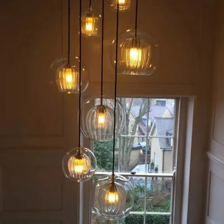 Lisslune | Modern Spherical LED Pendant Light - Aurora Sphere