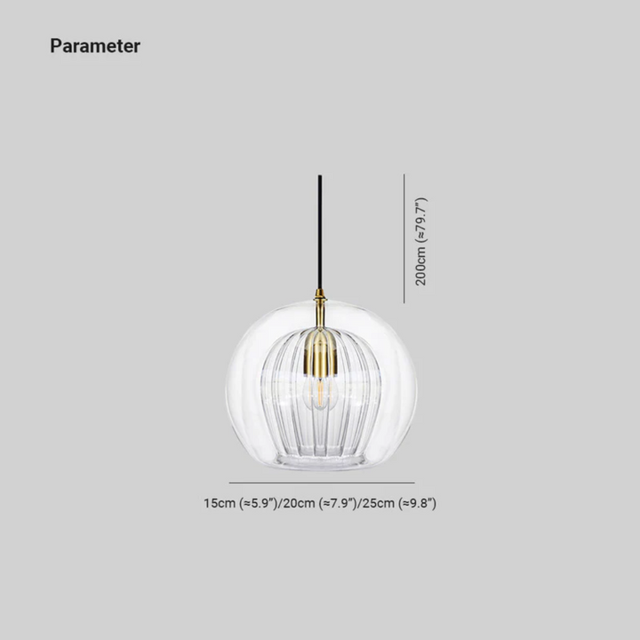 Lisslune | Modern Spherical LED Pendant Light - Aurora Sphere