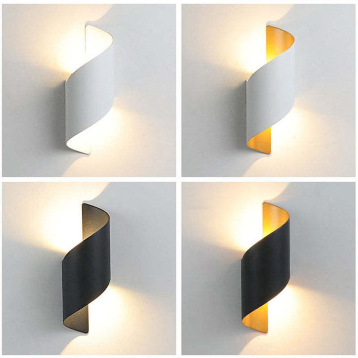 Lisslune | Modern Spiral LED Wall Light - TwistLight