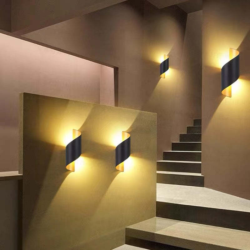 Lisslune | Modern Spiral LED Wall Light - TwistLight