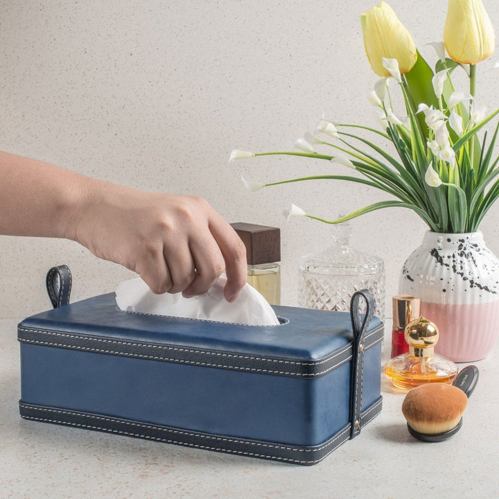 Lisslune | Modèra Premium Leatherite Tissue Case | Stylish and durable tissue organizer for modern spaces