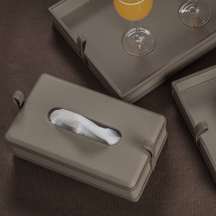 Lisslune | Modèra Premium Leatherite Tissue Case | Stylish and durable tissue organizer for modern spaces