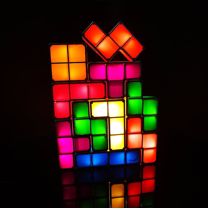 Lisslune | Modular Tetris Lamp - LumiBlocks