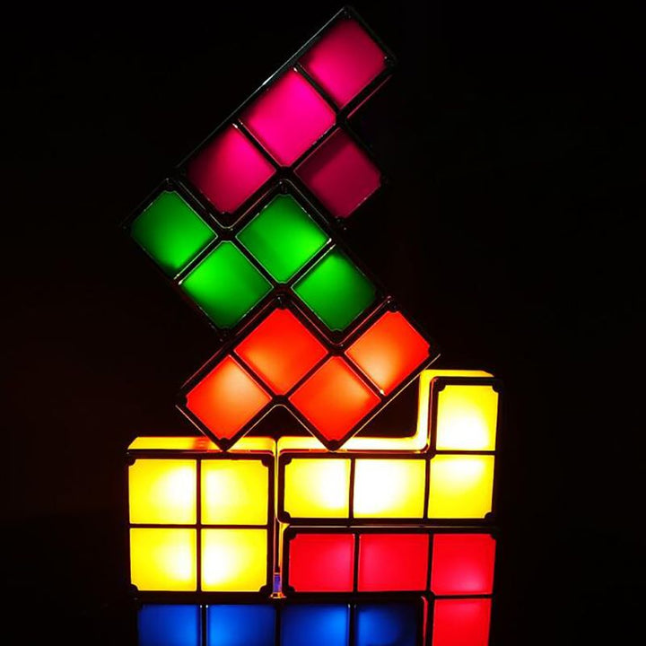 Lisslune | Modular Tetris Lamp - LumiBlocks