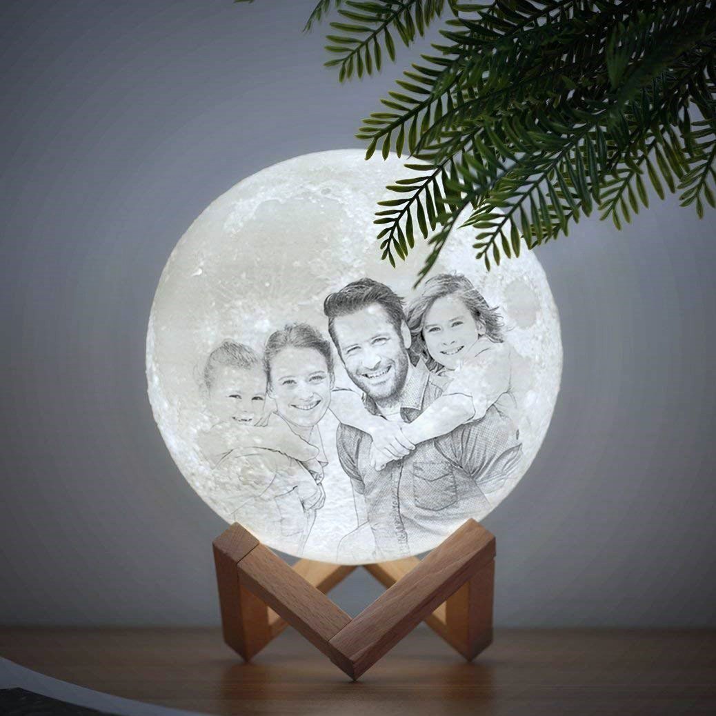 Lisslune | Moon lamp with your own photo