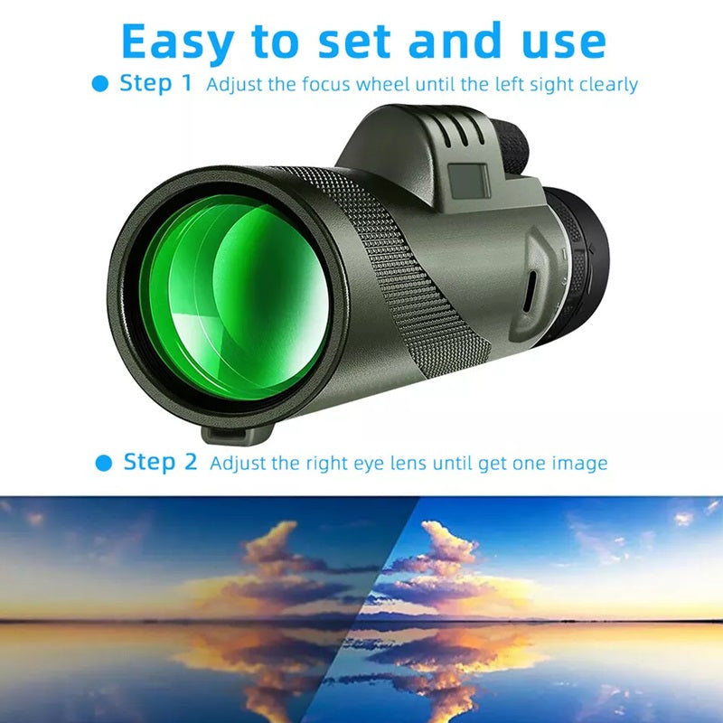 Lisslune | Portable HD Monocular Telescope