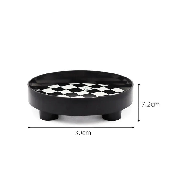Lisslune | Monochrome Chessboard Storage Tray