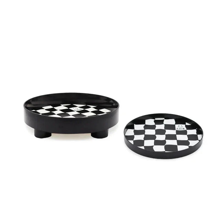 Lisslune | Monochrome Chessboard Storage Tray