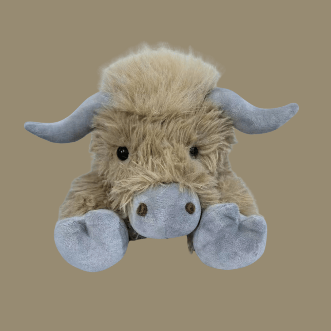 Lisslune | MOOLETTE – Lovable Highland Cow Plush with Cozy, Huggable Design
