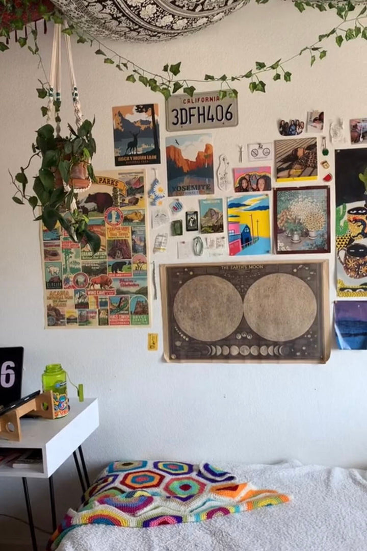 Rynx | Vintage Moon Atlas Kraft Paper Poster