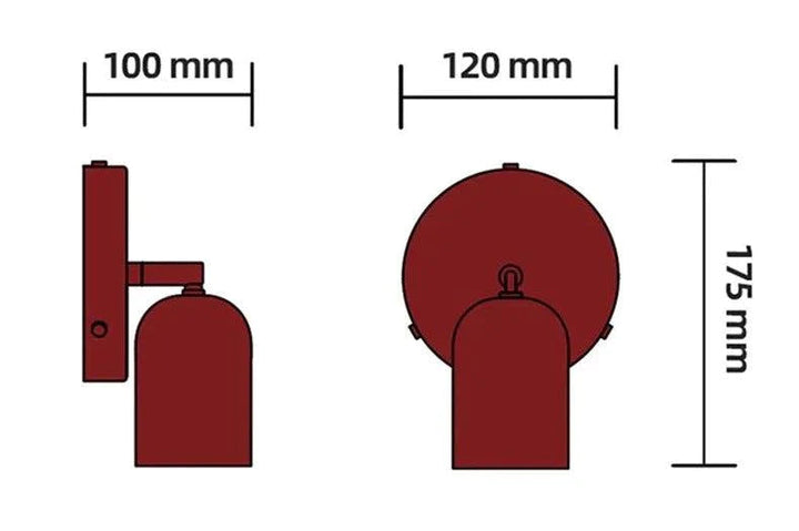 Lisslune | LumiCyl - Modern cylindrical wall-mounted spots