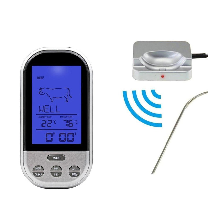 Lisslune | Digital Wireless Oven Thermometer with Timer Alarm