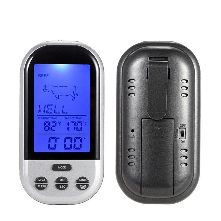 Lisslune | Digital Wireless Oven Thermometer with Timer Alarm