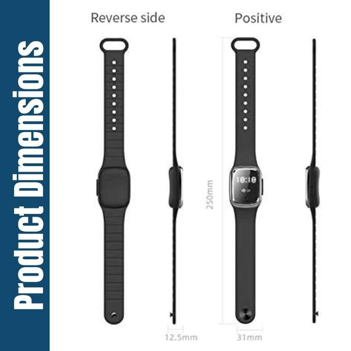 Lisslune | Ultrasonic Mosquito Repellent Bracelet | Lightweight, Weatherproof & Ideal for Outdoor Activities