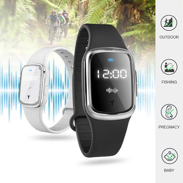 Lisslune | Ultrasonic Mosquito Repellent Bracelet | Lightweight, Weatherproof & Ideal for Outdoor Activities
