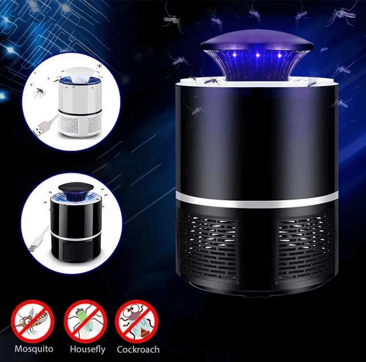 Lisslune | Ultra LED Mosquito Killer Lamp – Silent Insect Trap with UV Light & USB Charging for Indoor Use